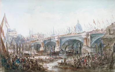 Ouverture du pont de Blackfriars, Londres, 1869