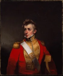 Un officier non identifié du 13e Infanterie Native de Bombay, vers 1824
