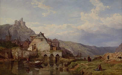Vue de Bouvignes sur la Meuse