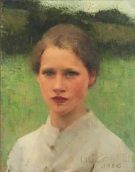 Une jeune villageoise