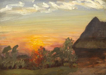 Coucher de soleil à Duton Hill, 1938