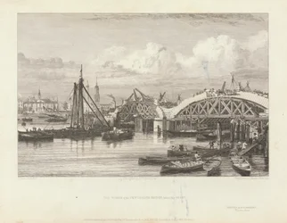 Les travaux du nouveau pont de Londres