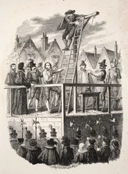 Exécution de Guy Fawkes, publié en 1841