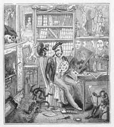Frontispice pour Cruikshank at Home (gravure)