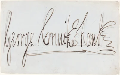 George Cruikshank (signature décorative)