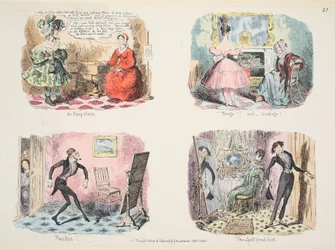 Illustration de The Whole Art of Dress or The Road to Elegance and Fashion, pub. 1832