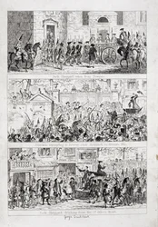 Le voyage de Jack de Newgate à Tyburn, illustration de 