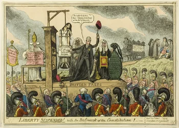 La liberté suspendue ! Avec le rempart de la Constitution !