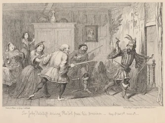Londres. La taverne de la Tête de Sanglier à Eastcheap : 