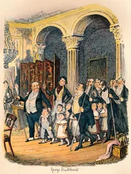 Dîners publics, vers 1900