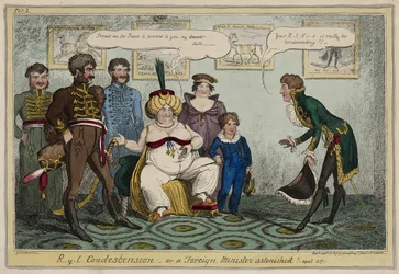 Condescendance royale ou, Un ministre étranger étonné! - avril 1817 -, 15 septembre