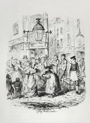 Seven Dials, vers 1836