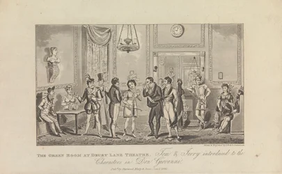 La salle verte au théâtre de Drury Lane