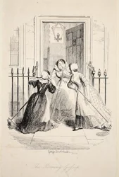 Le commérage du matin, de La plus grande peste de la vie, pub. 1847