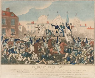 Le massacre de Peterloo