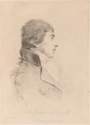Portrait de J.M.W. Turner, R.A., vers 1800 (eau-forte)
