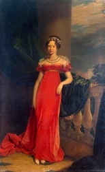 Portrait de la Grande-Duchesse Maria Pavlovna de Russie, 1822