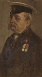 Portrait de S. Vowles, 60e, c. 1920