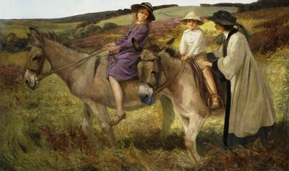 Deux enfants à dos d
