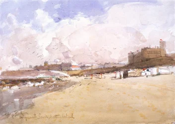 Sur les sables de Tynemouth