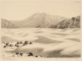 Dunes près de Palm Springs, Californie (n°2)