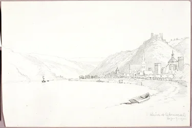 Le Rhin à Oberwesel