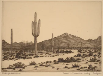 Route vers Paradise Valley, Arizona