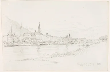 Coucher de soleil, Heidelberg
