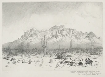 Montagne de la Superstition, Apache Trail, Arizona (n°1)