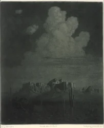 Superstition Mountain, Apache Trail, Arizona, à droite [no 2]
