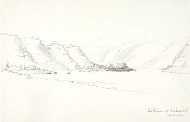 Le Rhin à Bacharach