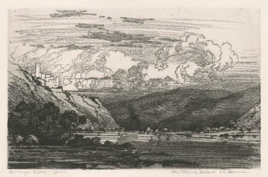 Le Rhin, en dessous de St. Goar