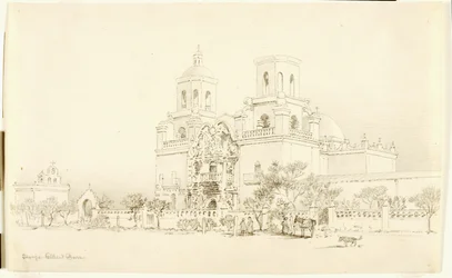 Sans titre (dessin de report pour la mission San Xavier, Tucson, Arizona)