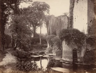 Château de Raglan, années 1860 (photo)