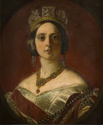 Portrait de la reine Victoria, jeune femme