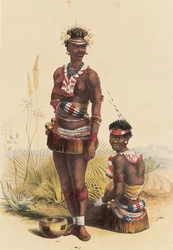 Les danseuses du roi Panda (Mpande)