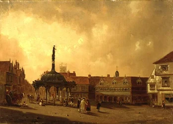 Vue de The Cornhill, Ipswich