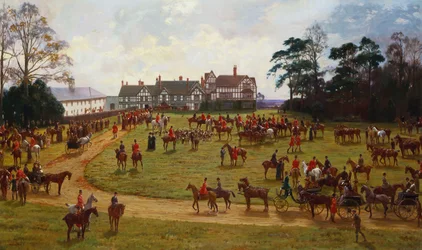 La chasse au Cheshire - le rendez-vous à Calveley Hall