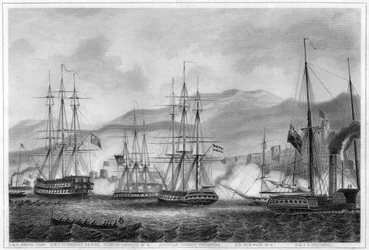 Attaque de Sidon par le commodore Charles Napier, 26 septembre 1840, vers 1857