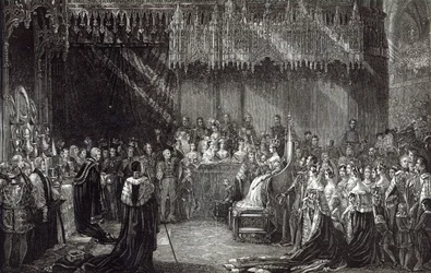 Le couronnement de la reine