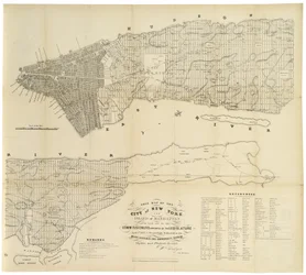 Cette carte de la ville de New York et de l