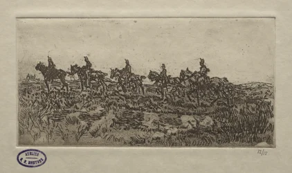 Scène de cavalerie