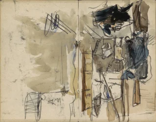 Vue de la Kalverstraat à Amsterdam au niveau du grand magasin Gerzon