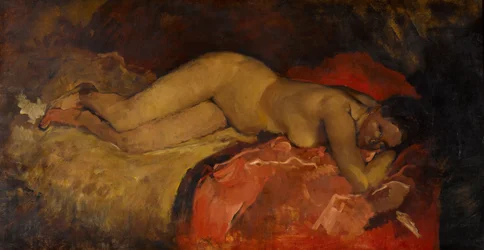 Nu allongé, vers 1887