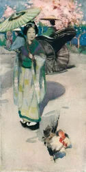 La Promenade, Tokyo, vers 1894