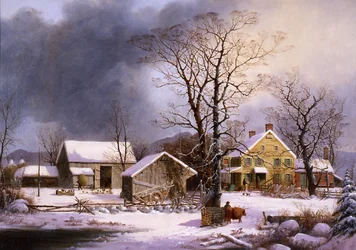 Hiver à la campagne, 1862