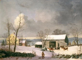 Hiver à la campagne, c. 1858