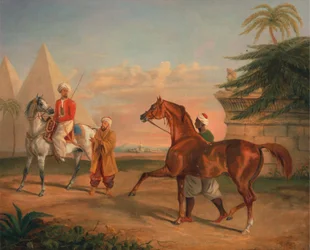Mamelouk achetant un étalon arabe