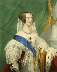 Sa Très Gracieuse Majesté, la reine Victoria (1819-1901), gravée par James Henry Lynch (actif en 1815-68)