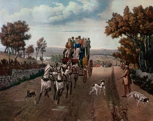 Diligence, 1827, 1927